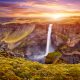 Haifoss waterfall in Iceland as part of your 4 days in Iceland itinerary