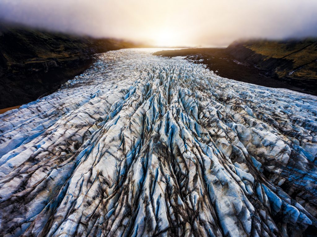 Photo of Svinafellsjokull which is an outlet glacier in Iceland. One of the Game of Thrones Iceland shooting locations. 