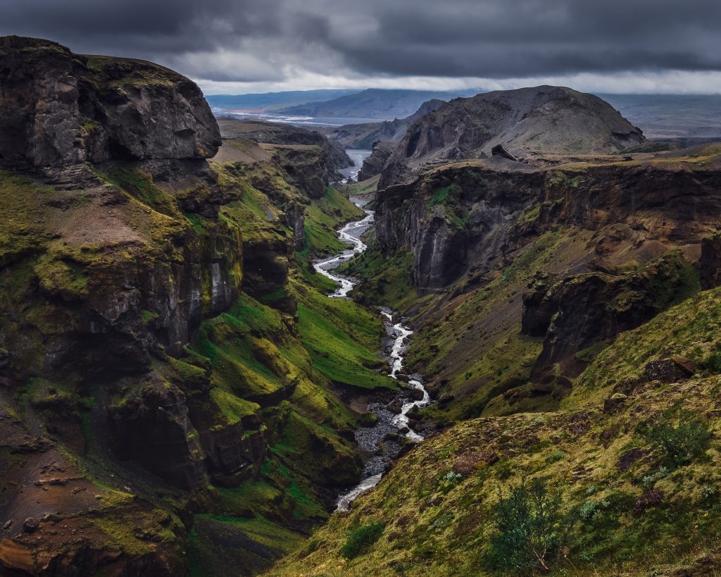 Photo of Þórsmörk which is a mountain ridge that is named after Norse god Thor. It is located in Iceland and was one of the Game of Thrones Iceland shooting locations. 