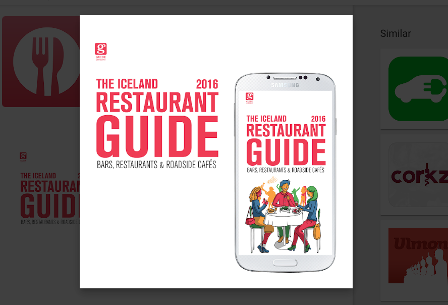 This is one of the best Iceland Apps for restaurant information