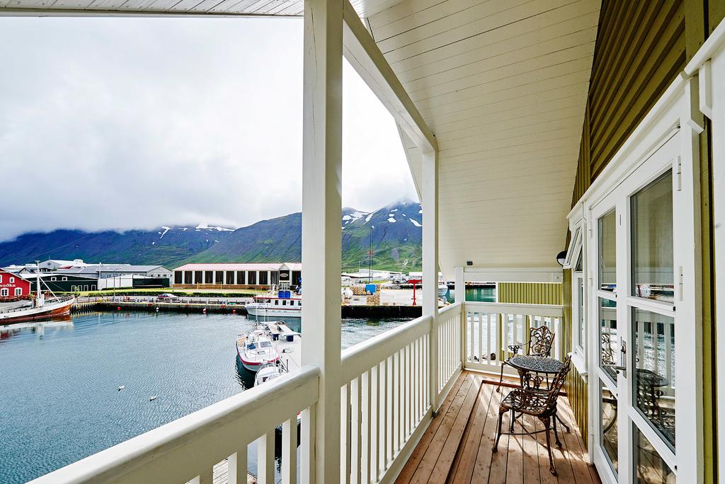 Photo of Siglo Hotel, a great Iceland honeymoon location in a fishing village.
