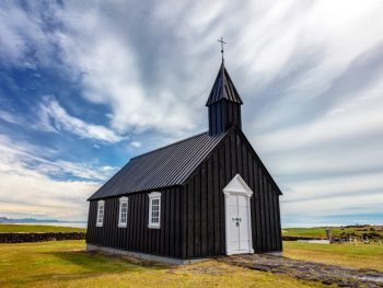 this Budir black church is one of the best churches in Iceland