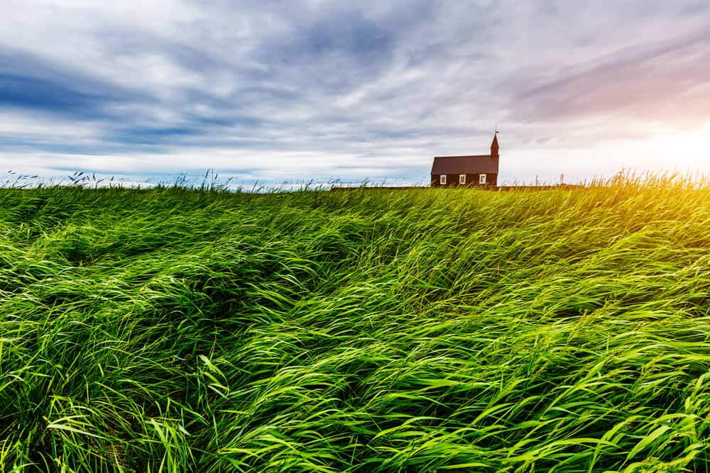 Prettiest Churches In Iceland | Budir Black Church Iceland 