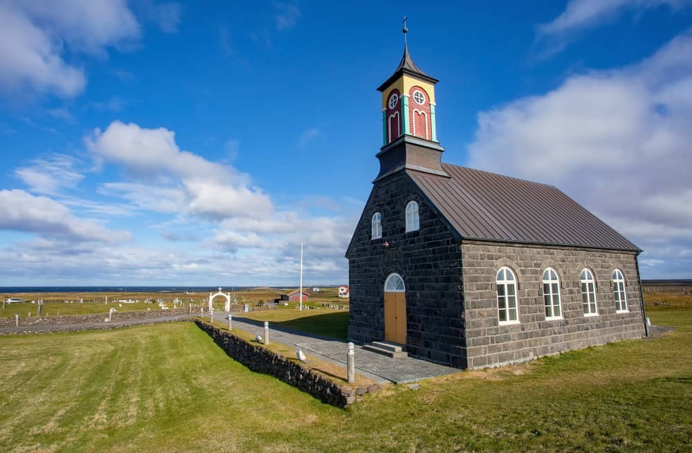 Hvalsneskirkja Church is a pretty Icelandic church