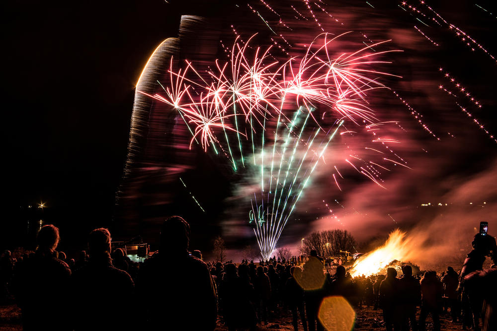 fireworks during your trip to Iceland in September