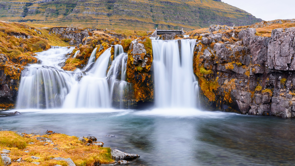 Kirkjufellsfoss waterfall during your trip to Iceland in September