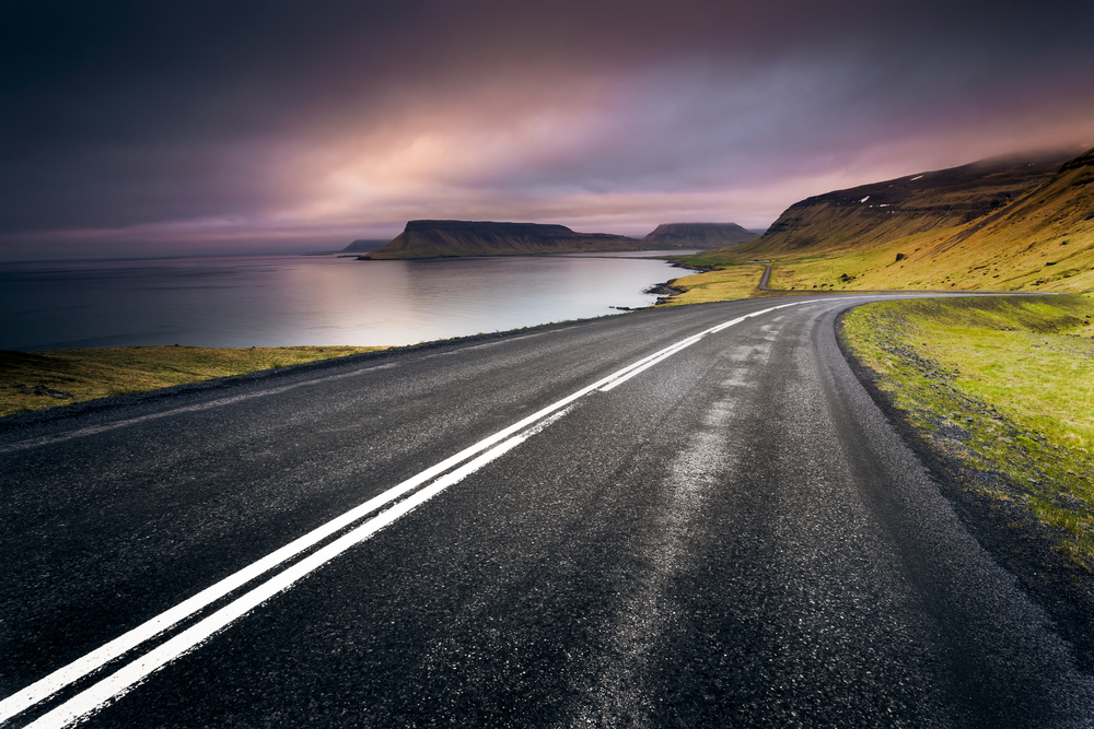 Photo of the Ring Road, a great Iceland honeymoon activity.