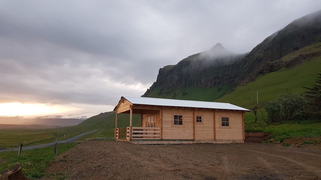 wooden cottage at sunset airbnb in iceland best vacation rentals in iceland