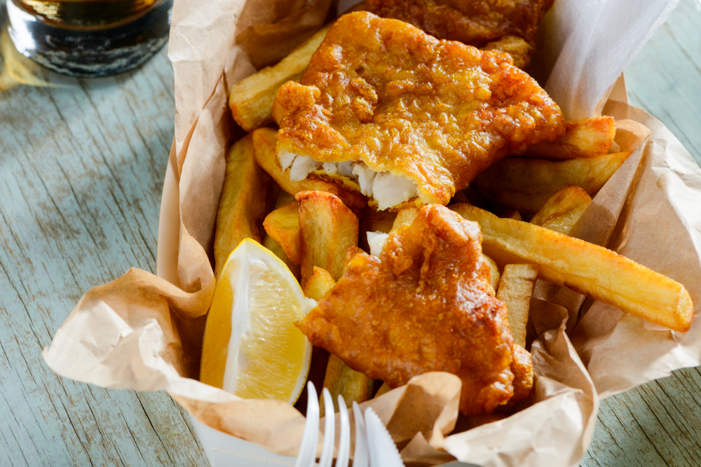 fresh fish and classic chips like you can find at Reykjavik Fish