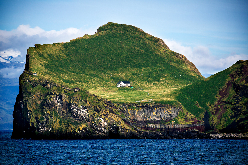 Ellidaey Island is known for being the island in Iceland for being the home of the loneliest house in the world,