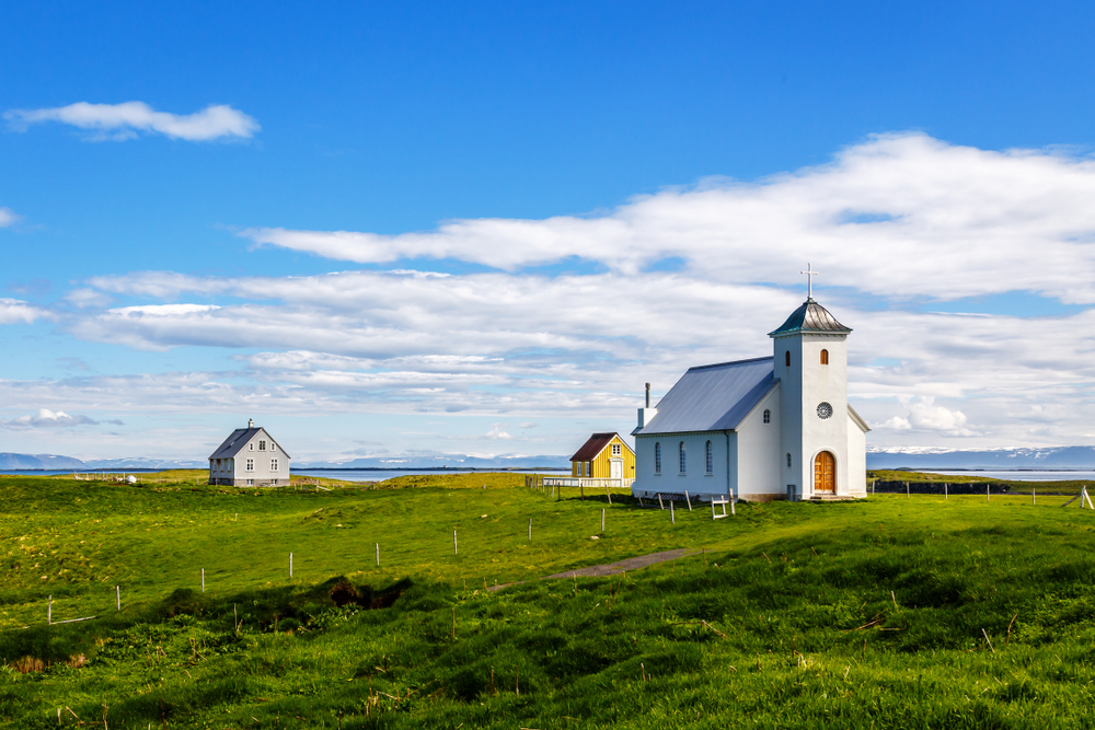 Flatey Island is one of the most flat islands in Iceland and has a total population of just 6!