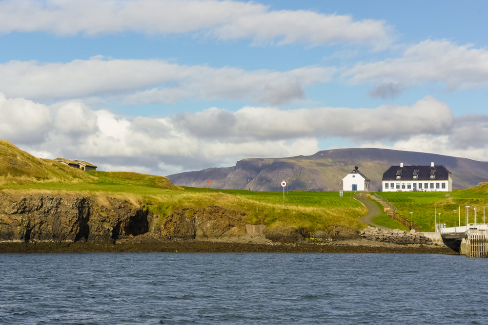 Videy Island is a popular destination and is most notably known for the Imagine Peace Tower