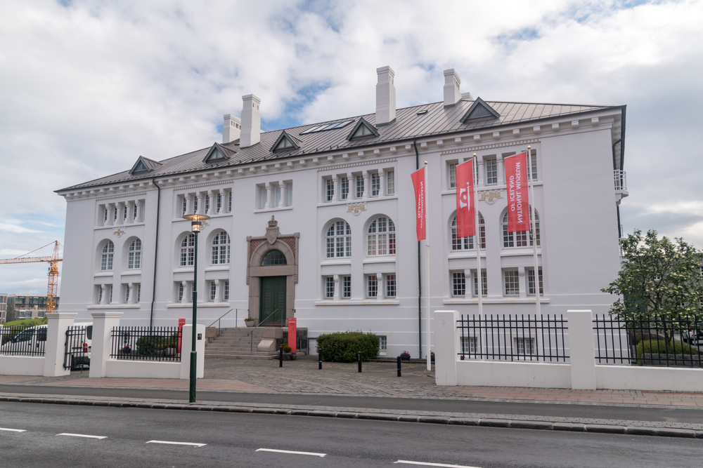 Exterior of the white National Museum, one of the best thing to do in Reykjavik.