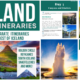 collage of photos and screen shots from an itinerary for iceland in 5 days